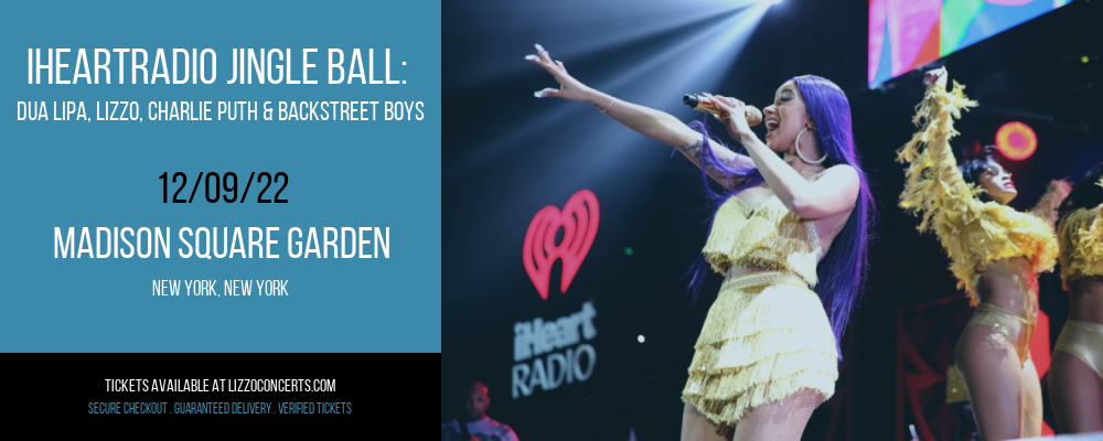 iHeartRadio Jingle Ball: Dua Lipa, Lizzo, Charlie Puth & Backstreet Boys at Lizzo Concerts tickets iHeartRadio Jingle Ball: Dua Lipa, Lizzo, Charlie Puth & Backstreet Boys at Lizzo Concerts
